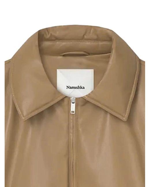 Nanushka Natural Asger Balloon Jacket