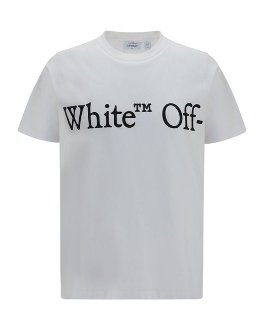 Off-White c/o Virgil Abloh Gray Bookish Scarf T-Shirt for men