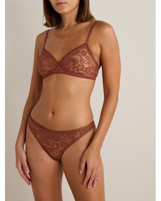 Eres Brown Espiègle Triangle Bra