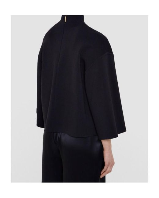 Joseph Blue High Neck Boxy Top