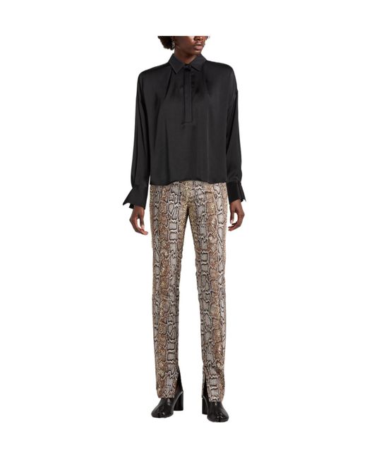 Rag & Bone Black Plain Colour Top