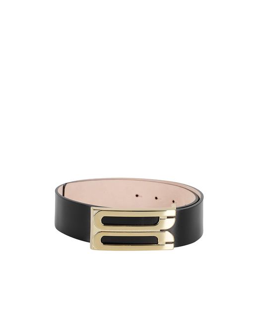 Victoria Beckham White Jumbo Frame Belt