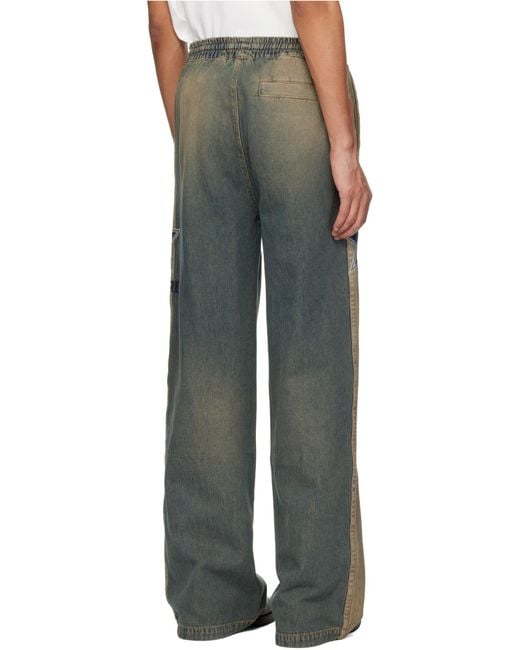 Amiri Gray Star-Detail Jeans for men