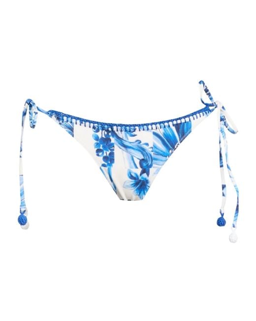 Farm Rio Blue Printed Bikinis