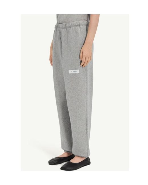 MM6 by Maison Margiela Gray Elastic-Waistband Tapered Trousers