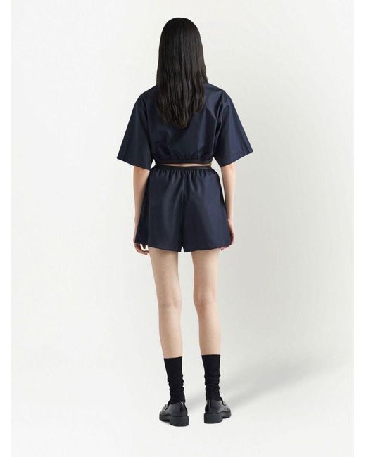 Prada Blue Re-Nylon Shorts