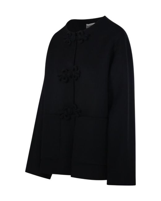 P.A.R.O.S.H. Black Long-Sleeve Casual Jacket