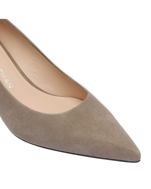 Stuart Weitzman Gray Pointed High Heels