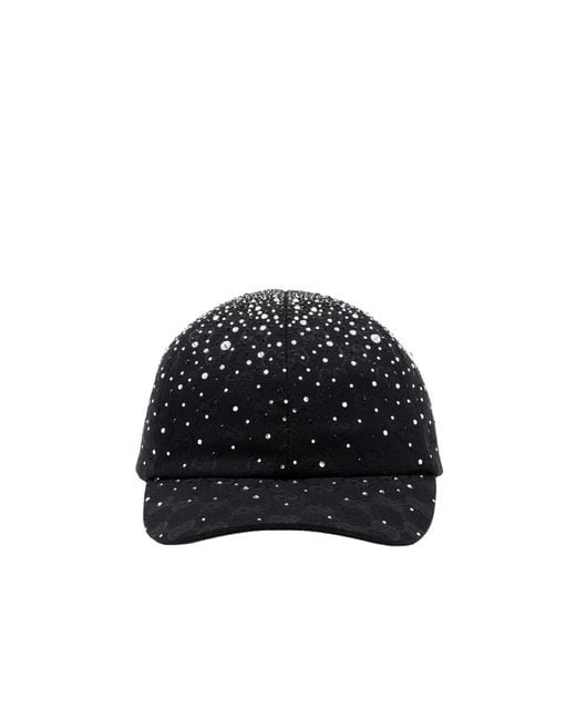 Gucci Black Gg Canvas Baseball Hat