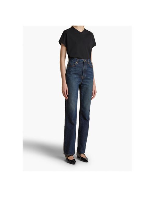Khaite Black Devra Top