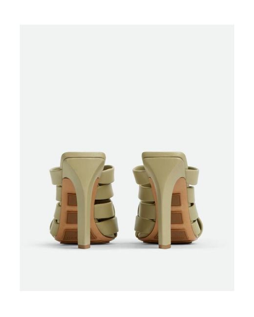 Bottega Veneta Multicolor Alfie Heeled Mules