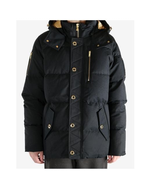 Moose Knuckles Black 3Q Zipped Jacket for men
