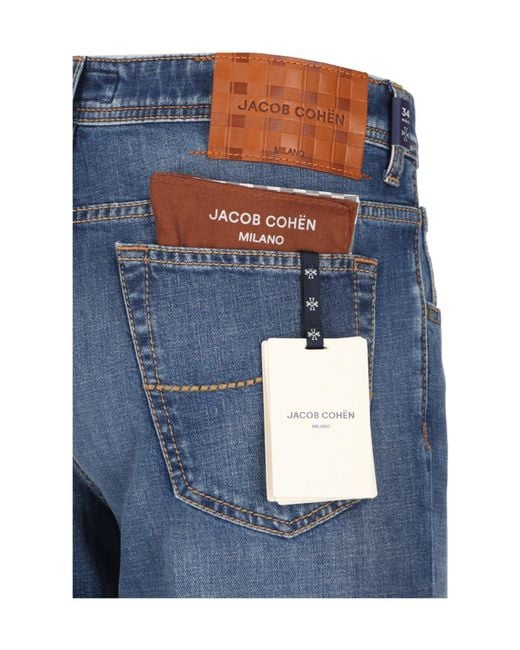 Jacob Cohen Blue Slim-Fit Jeans for men