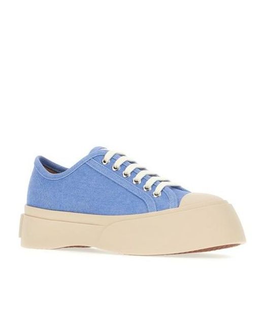 Marni Blue Denim Sneakers
