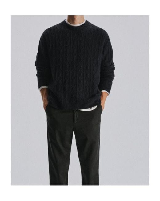 The Row Black Long-Sleeved Sweater for men