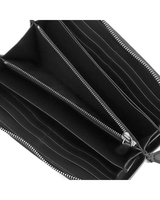 Bottega Veneta Black Zip Wallet for men