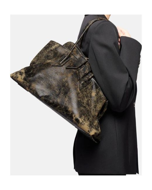 The Attico Brown The La Passeggiata Medium Bag