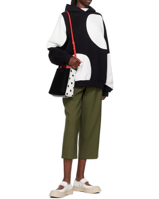 Marni White Pablo Touch Strap Low Top Sneakers