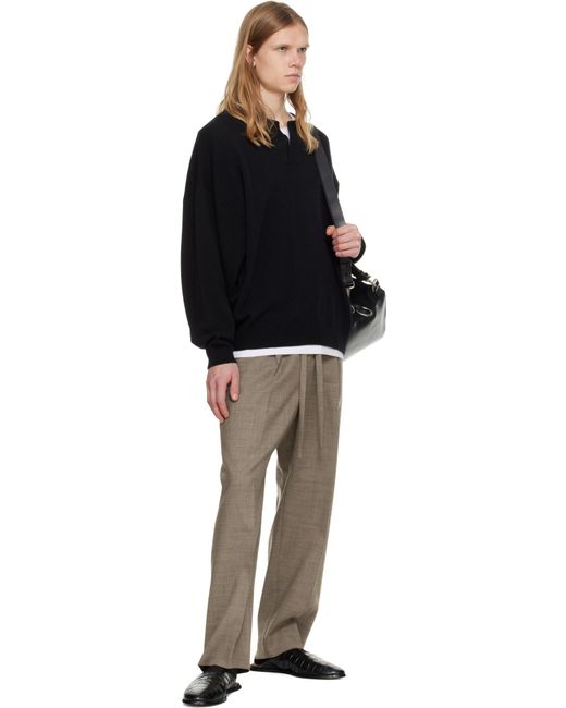 Fear Of God Natural Logo Patch Drawstring Trousers for men