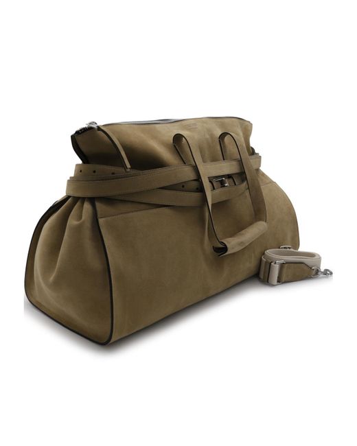 Moschino Green Tie Me Tote Bag for men