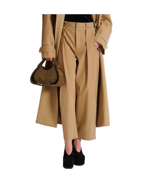 Balmain Natural Pleated Casual Pants