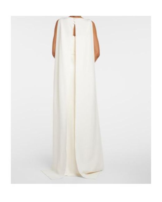 Safiyaa White Bridal Ginevra Embellished Gown