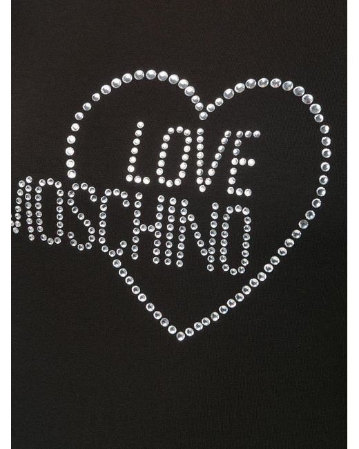 Moschino Black Logo Detail Dress