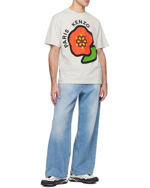 KENZO White Pop Jersey T-Shirt for men