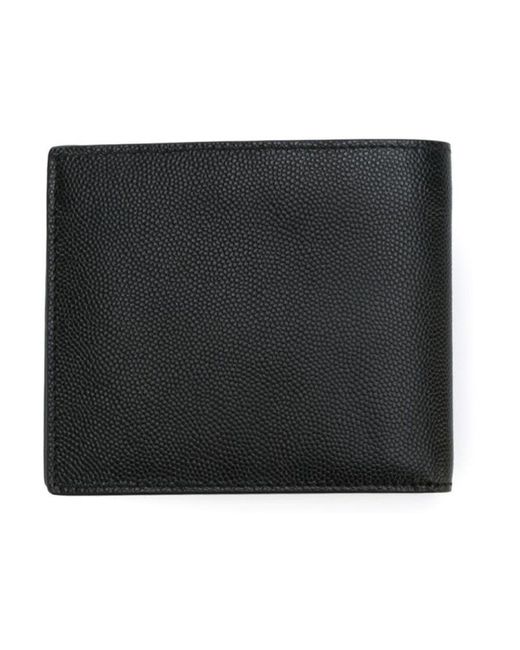 Saint Laurent Black Paris East/West Bi-Fold Wallet for men