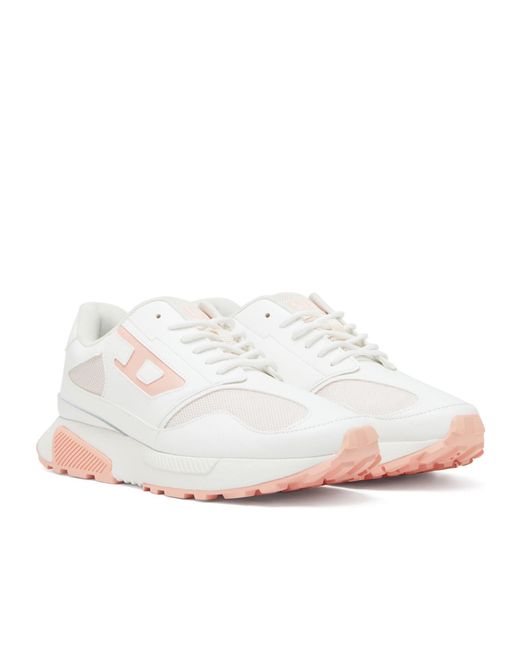 DIESEL White S-Tame-D Running Sneakers