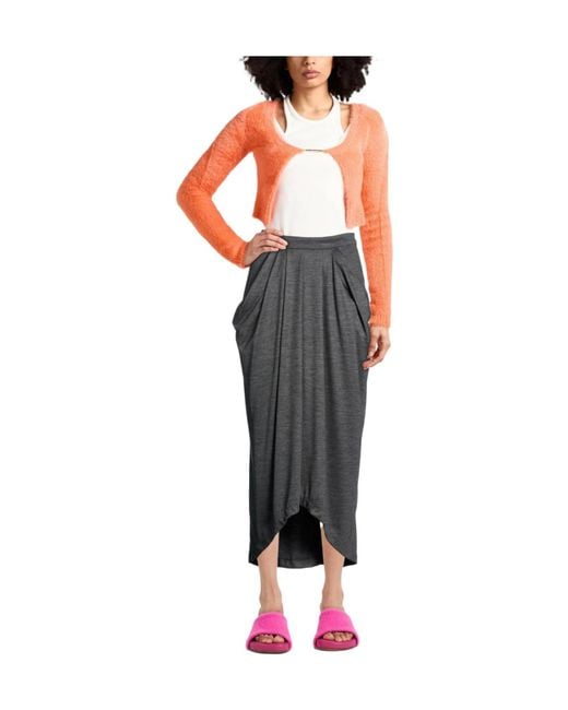 Isabel Marant Gray Long Skirts