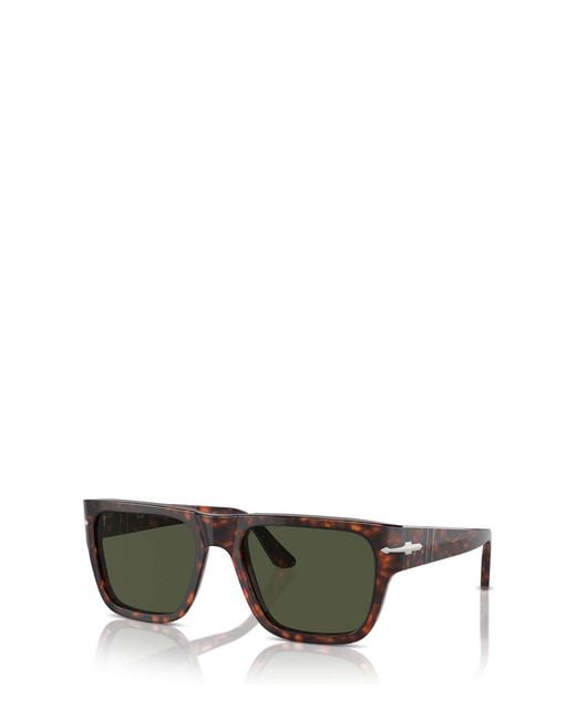 Persol Green Po 3348 S Rectangular Sunglasses for men
