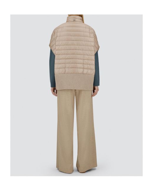 Herno Gray Sleeveless Zip-Front Vest