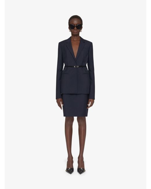 Givenchy Blue Voyou Jacket
