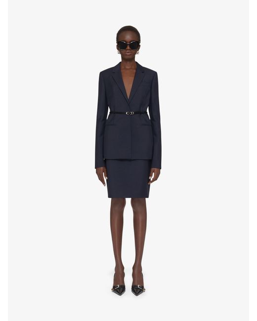 Givenchy Blue Voyou Skirt