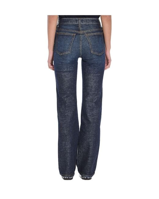 Khaite Blue Belt Loop Jeans