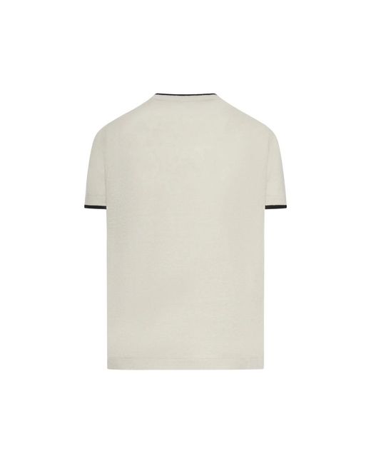 Max Mara White Short-Sleeved Knit Top