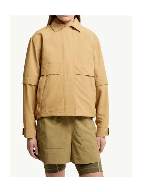 Moncler Natural Grenoble Aubenas 2-In-1 Shirt Jacket