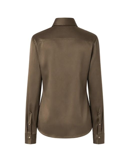 Khaite Green Long-Sleeved Shirt
