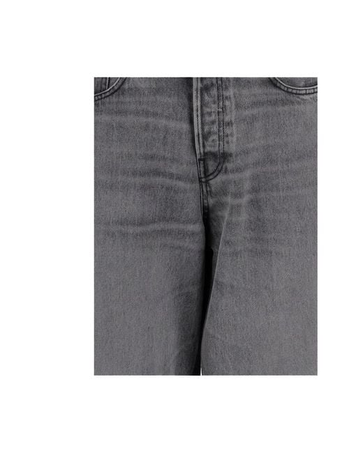 Haikure Gray Bethany Wide-Leg Jeans