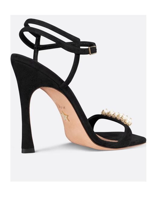 Dior Black Ly Heeled Sandal