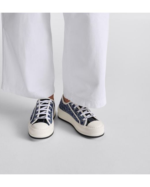 Dior Blue Walk'N' Platform Sneaker