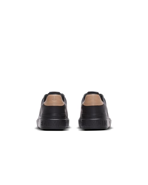 Balmain Black B-Court Trainers for men