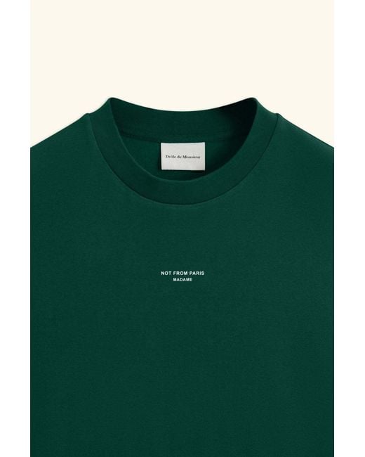 Drole de Monsieur Green Short-Sleeved T-Shirt for men