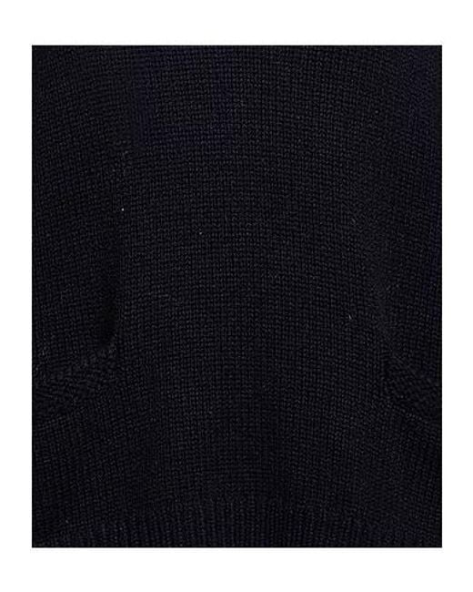 Rag & Bone Black Minimal Wool Knit Sweater