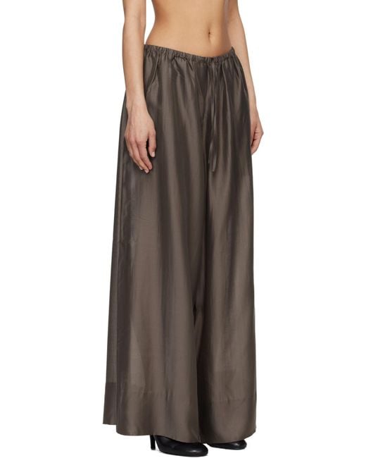 Entire studios Gray Vento Wide-Leg Pants