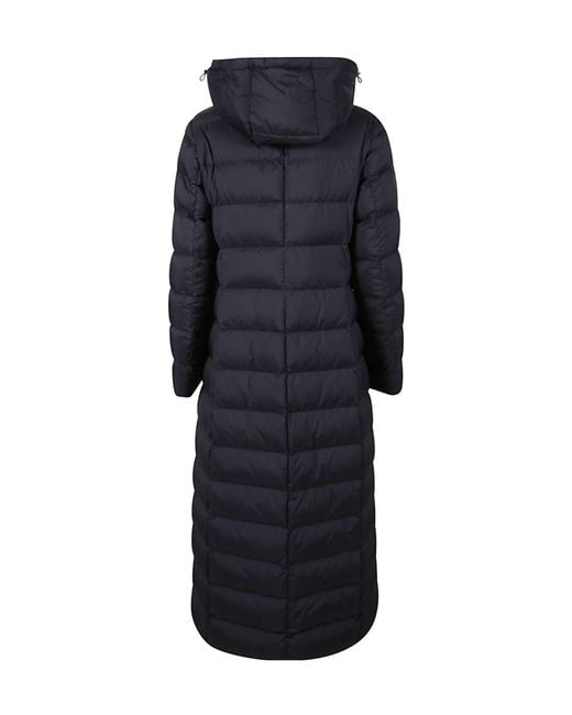Herno Blue Long Ecoage Jacket