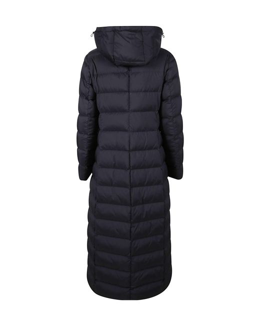 Herno Blue Long Ecoage Jacket