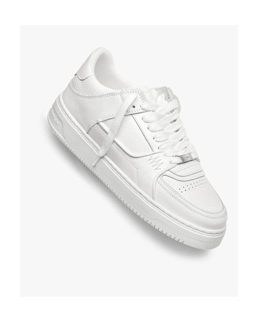 Represent White Mocha Lace-Up Sneakers for men