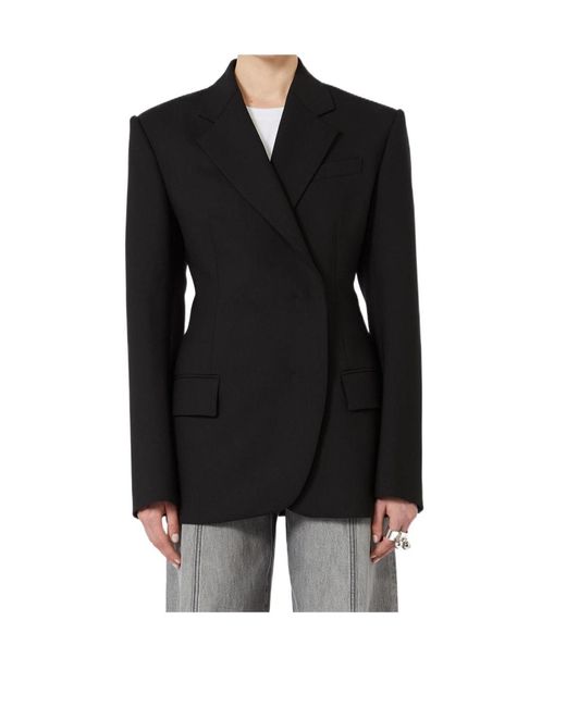 Sportmax Black Cinched Blazer